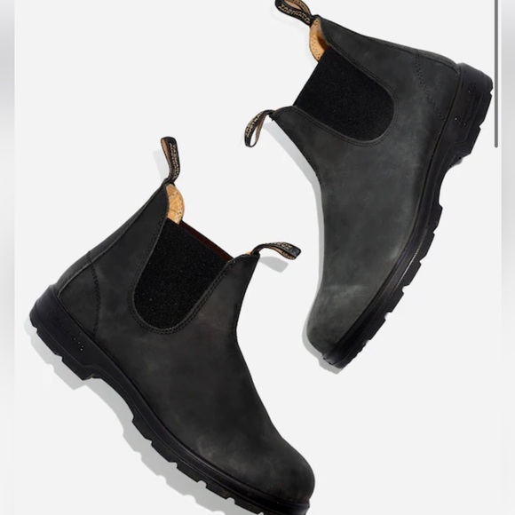Blundstone Chelsea Boots Rustic Black AU 10/ US 11 Men’s Leather Boot - Picture 1 of 9